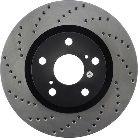 Centric Parts Sport Cross Drilled Brake Rotor, 128.44146R 128.44146R